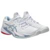 Asics Court FF 3 Bequeme Passform Stützende Tennisschuhe Unisex Sneaker Weiß Blau 1042A220-107