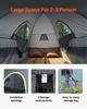 Truck Tent 8.0-8.2ft Waterproof PU2000 Truck Bed Camping Tent 2-3 Person