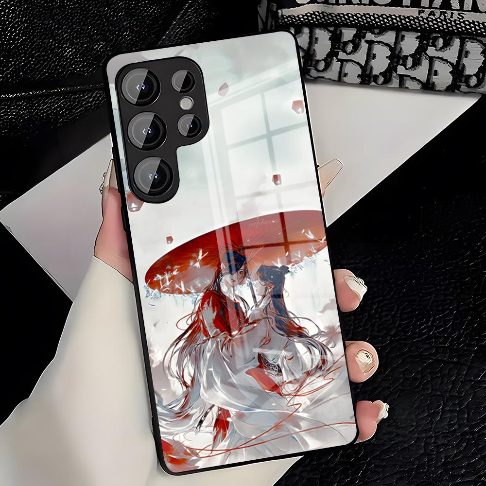 Tian Guan Ci Fu Phone Case For Samsung A25 A13 A33 5G A54 A36 A35 A56 A52 A14 Shockproof Glass Cover