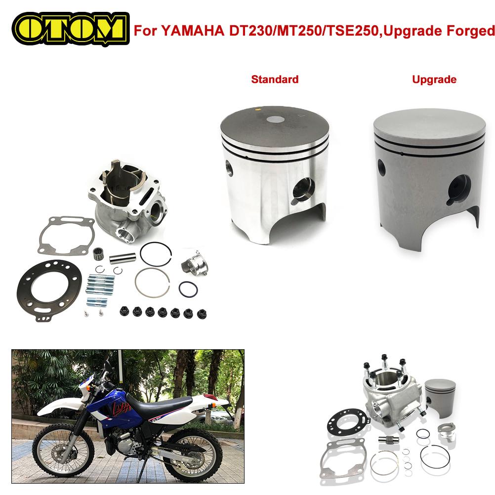 For YAMAHA DT230 LONCIN MT250 Motorcycle 66.8mm Cylinder Block Upgrade Forged Piston Ring Gasket Bearing Kit TSE250R HENGJIAN