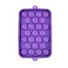 25-Hole Silicone Ice Cube Tray - Easy Release Round Ball Mold for Household Use
