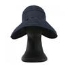Shop   Women Wide Sun Cap Navy Km Wh 0590