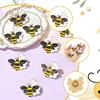 Airssory 5 Pcs Golden Color Bee with Beehive Enamel Alloy Brooches Lovely Insect Animal Badge Pins for DIY Clothes Backpack Decooration Craft Banquet