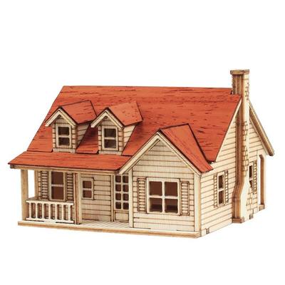 Union Western House 2 Montagesatz Korea 3D-Puzzle