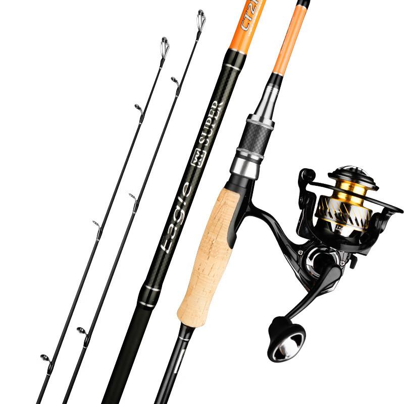 Carbon Fiber Lure Rod & Baitcasting Reel Set