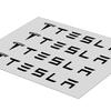 4Pc Car Door Handle 3D Stickers Tire Rear View Mirror Decals Styling For Tesla Model S Model X Model Y Cybertruck Model 3 Model Y