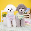 2023 New Pet Clothes Spring and Summer Wholesale Dog Skirt Dog Clothes New Clothing Striped Flower Vest