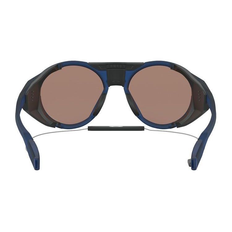 Oakley Logo Detail Round Sunglasses Men Sunglasses Blue OO94400556