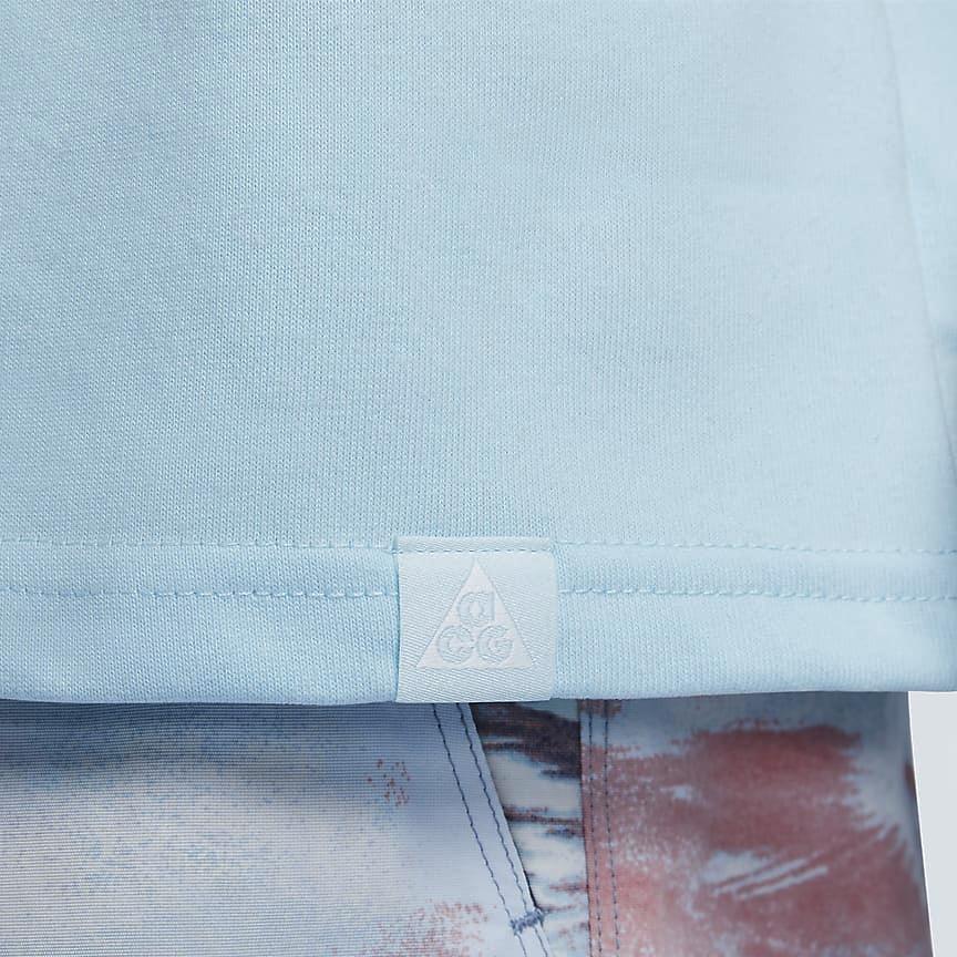 Nike ACG Dri-FIT Quick-Dry Loose Fit Crew Neck T-Shirt Men Tops Glacier-Blue FZ5278-474