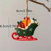 Christmas Resin Pendant Xmas Tree Decoration Christmas Socks Gift House Diy Kids Toys Gifts Xmas Ornaments Navidad