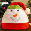 Snowman DIY Christmas Hat Toy Elk Santa Snowman Hat Creative Kids Xmas Arts Hats  Toddlers