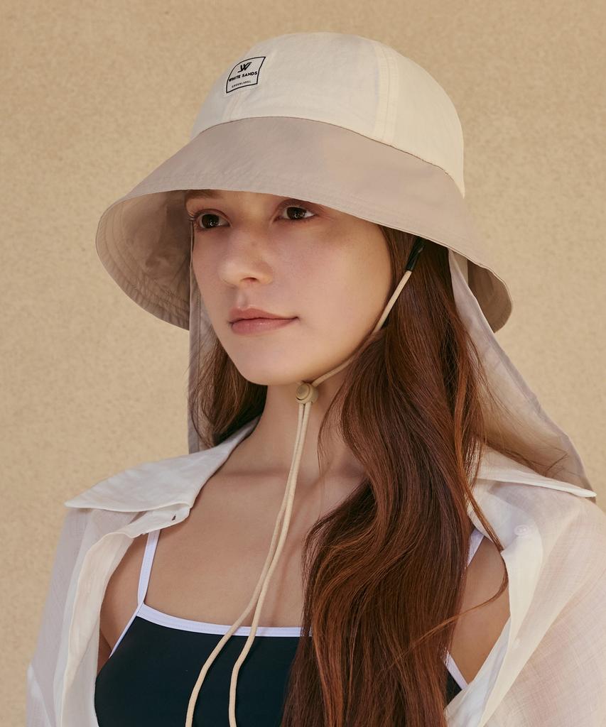 Hwaiteusaenjeu Green Label Waterproof Uv Sunshade Two-Tone Bucket Hat Dorans (4 Colors)