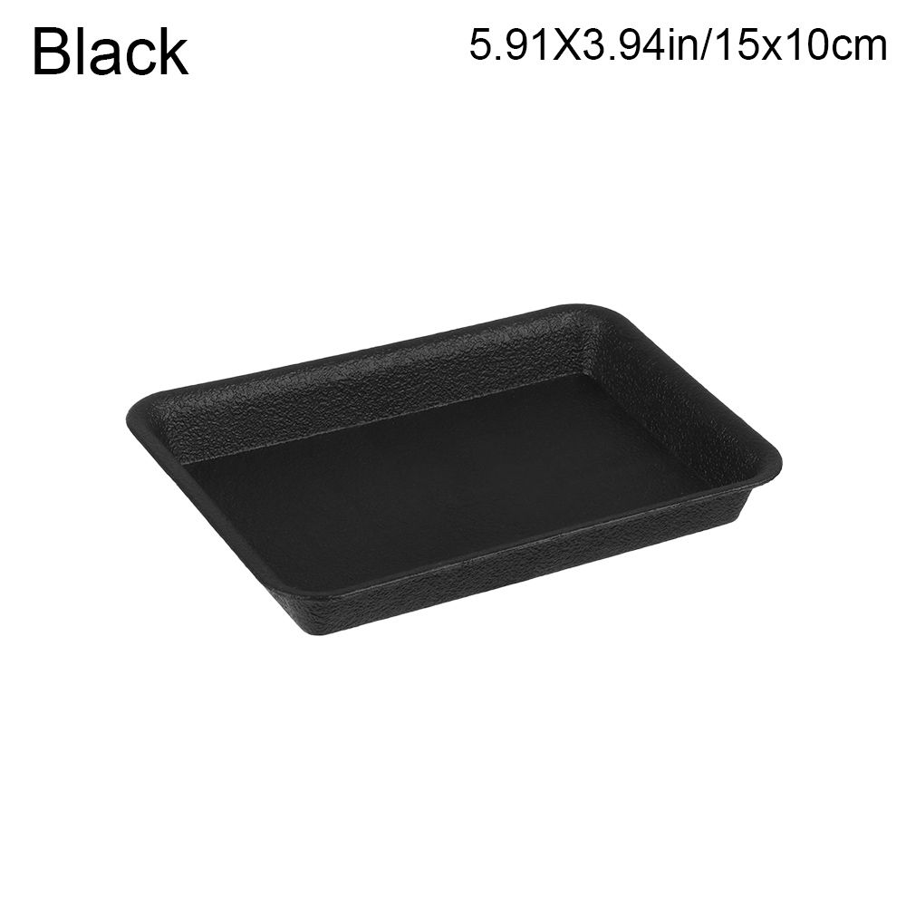 1Pcs Garden Flower Pot Rectangle Plastic Tray Saucers Drip Trays Indoor Outdoor Plant Saucer