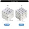 30Pcs Square Magnets Shape Heavy Duty Magnetic Squares Refrigerator Magnets Temperature Resistant For Whiteboard Fridge