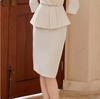 High-End Light-Colored Professional Office Suit for Medical and Beauty Professionals