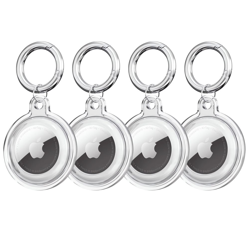 Tech-Protect Icon 4-Pack Apple Airtag Clear