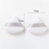 10pcs Triangle Velvet Powder Puff Flours Mini Face Makeup Sponge Cosmetics Soft Cotton Face Powder Puff Washable Lightweight