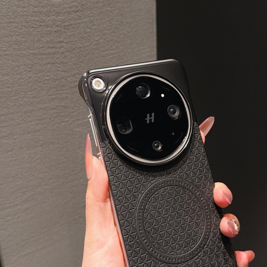 For OPPO Find X9 Ultra/X8 Ultra/X9s Pro/X9 Pro/X9 Case Luxury PU Slim Magnetic Wireless Charging Protective Back Cover Shell