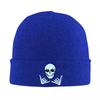 New Skeleton Skull Hands Gestures Rock Roll Knitted Caps For Women Unisex Beanie Winter Hat Acrylic Warm Melon Cap