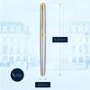 Waterman Hemisphere Gift Box Includes Fine Nib Gold Trim Roller Ball Pen - Stainless Steel/Black - Refill Roller Ball Pen (Parallel Import)