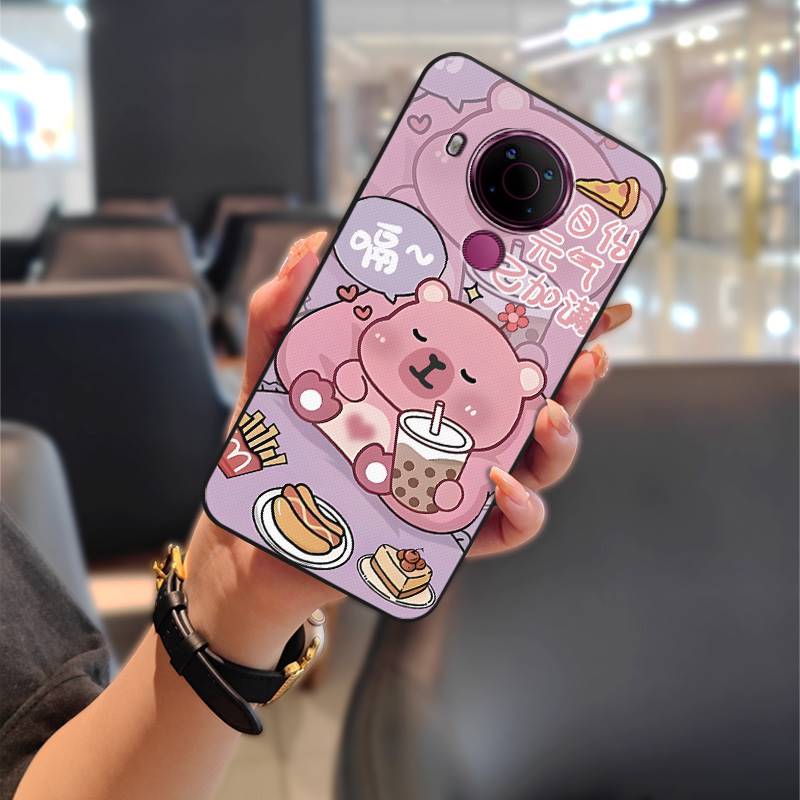 Shockproof Couple Phone Case For Nokia 5.4 Durable Phone Pouch Dirt-resistant Protective Anti-knock TPU Graffiti Cute