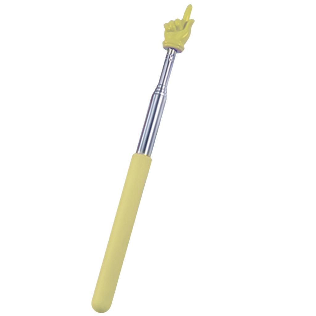 Telescopic Teaching Pole Classroom Indicator Stick For Reading And Learning Creative Finger Shape Teaching Stick School Supplies