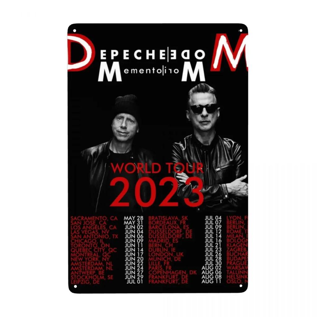 Electronic Rock Depeche Cool Mode Metal Tin Sign Custom Vintage Plaque for Gate Garden Yard Man Cave Bar Wall Art Decor