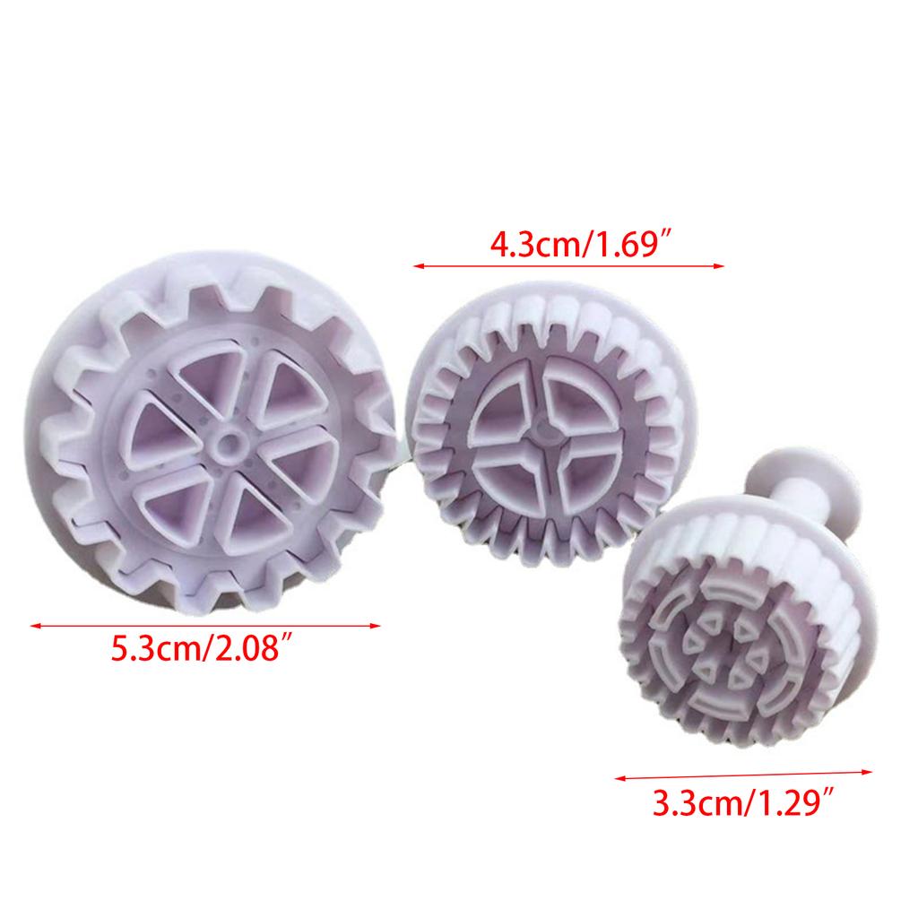 Biscuit Cookie Cutter Pastry Plunger 3D Stamp Die Fondant Cake Decorating Tools