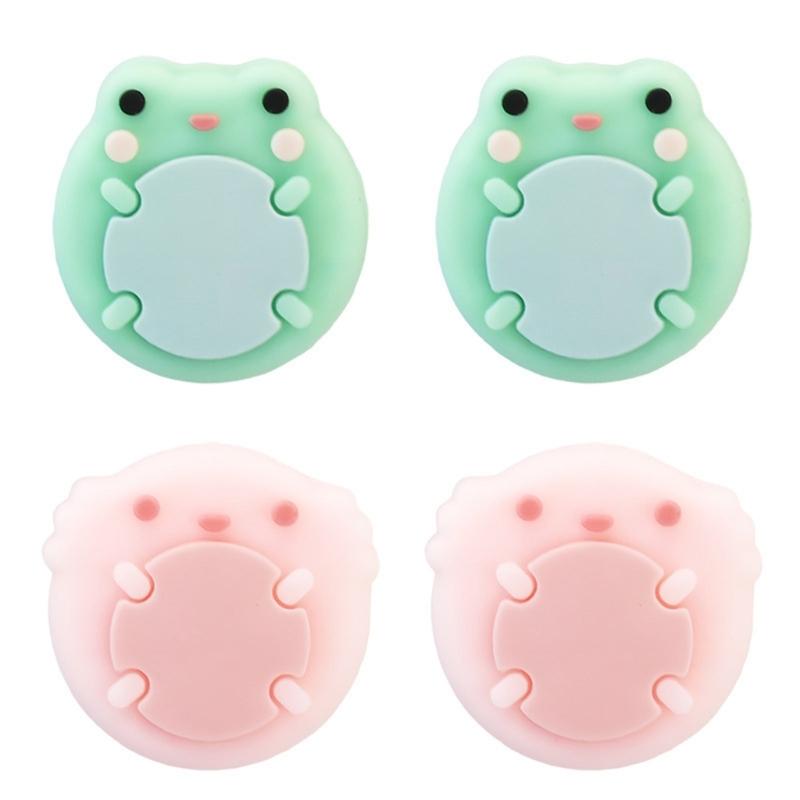 4pcs Thumbstick Caps for NS Controller Replacement Thumb Stick Covers Animal Pattern Analog Stick Rocker Caps