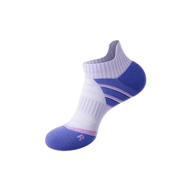 Sports Socks, Ladies, Short Socks, Sweat Absorbing and Breathable, Marathon Running, Badminton Socks, Towel Bottom, Short Tube