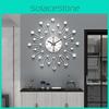 Diamond Crystals Beaded Jeweled Wall Clock For Living Room Gifts Decoration
