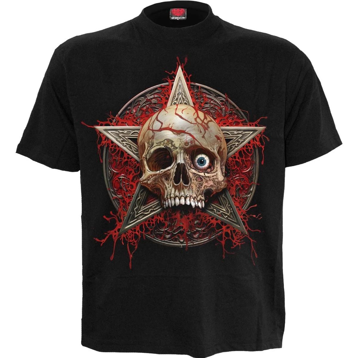 Spiral - CREEPING CURSE (Unisex Black Short Sleeve T-Shirts) 4X Large L