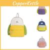Trendy Geometric Pattern Children's Backpack Breathable Canvas Fabric For Kids