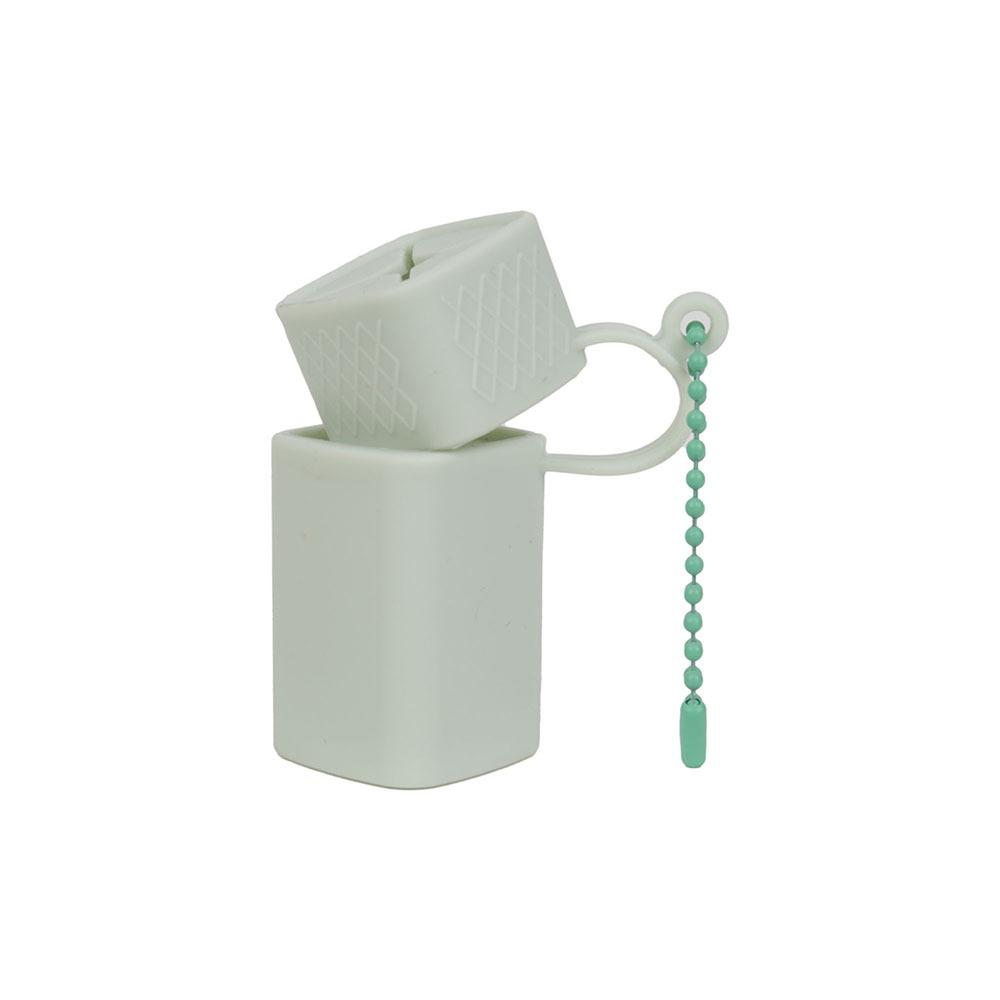 

Solid Color Lipstick Storage Bag Portable Lipsticks Protective Cover Lip Balm Holder Home світло-зелений колір