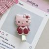 Large Plaid Cartoon Cat Hair Clip - Versatile Japanese Style Bangs Accessory 