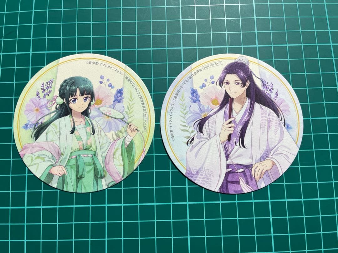 [USED] The Apothecary Diaries and GALLERY Collaboration Cafe Bonus Coaster: Maomao Jinshi