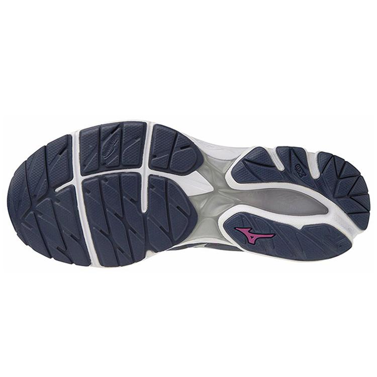 Mizuno Scarpe da Corsa Wave Kizuna Donna Basse Blu Scuro/Argento/Viola J1GD191003