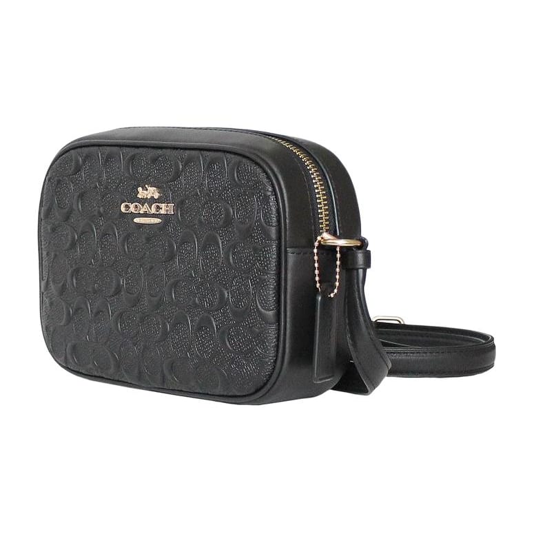 Coach Jamie Smooth Calfskin Camera Bag, Shoulder Bag, Crossbody Bag Mini Women's Black CC943-IMBLK