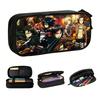 Attack On Titan Eren Yeager Kawaii Pencil Cases Boy Girl Large Capacity Mikasa Ackerman Pencil Bag Students Stationery