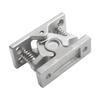 Hasp Lock Release Clamp With Spring Loaded Double Rollers Catch Drawers Easy Lock Roller Catch Stainless Steel Doors Drawers