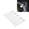 200Pcs Nylon   High Temperature Resistant Strong Nylon Self Locking Cable   with Mounts for Cable Fence
