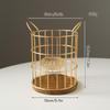 Coffee Pod Holder Coffee Pod Storage Basket Multifunctional Accessory , Golden for Coffee Lover Rustic Pod Container Wood Base