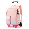 Zaino Scolastico con Ruote Zaino Trolley per Bambine Studentesse Zaino a Ruote Trolley Borsa Scolastica Trolley da Viaggio Bagaglio
