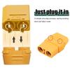 High Current XT90 Male Female Connector with Cover Welding Terminal Connector for Lithium Polymer Battery Model Charge Lead Plug