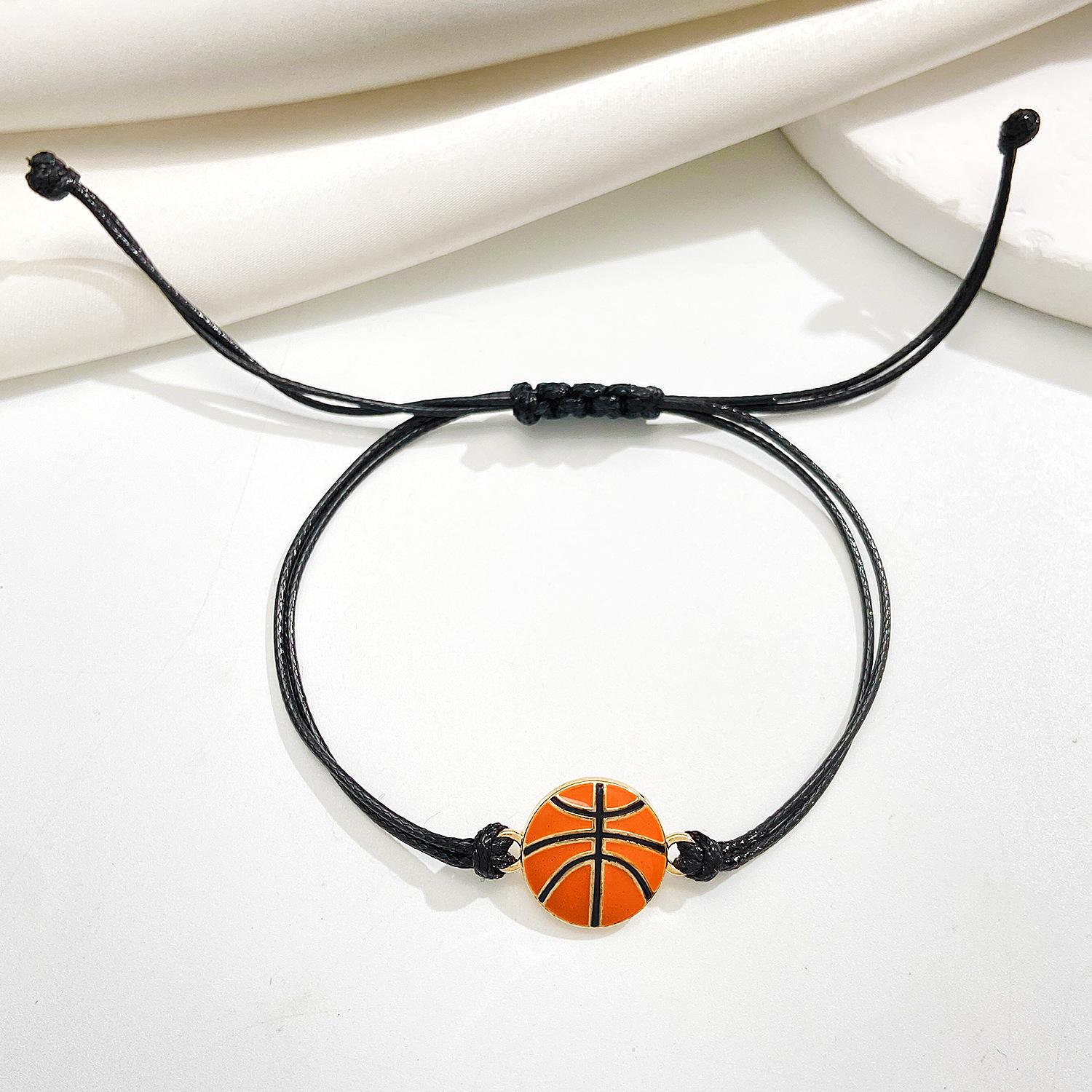 

Багатоспортивний фанатський восковий шнурковий браслет - Бейсбол, Футбол, Баскетбол, Регбі