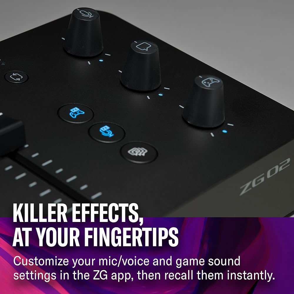Yamaha ZG02 Gaming Mixer Voice Chat and Game Streaming Device