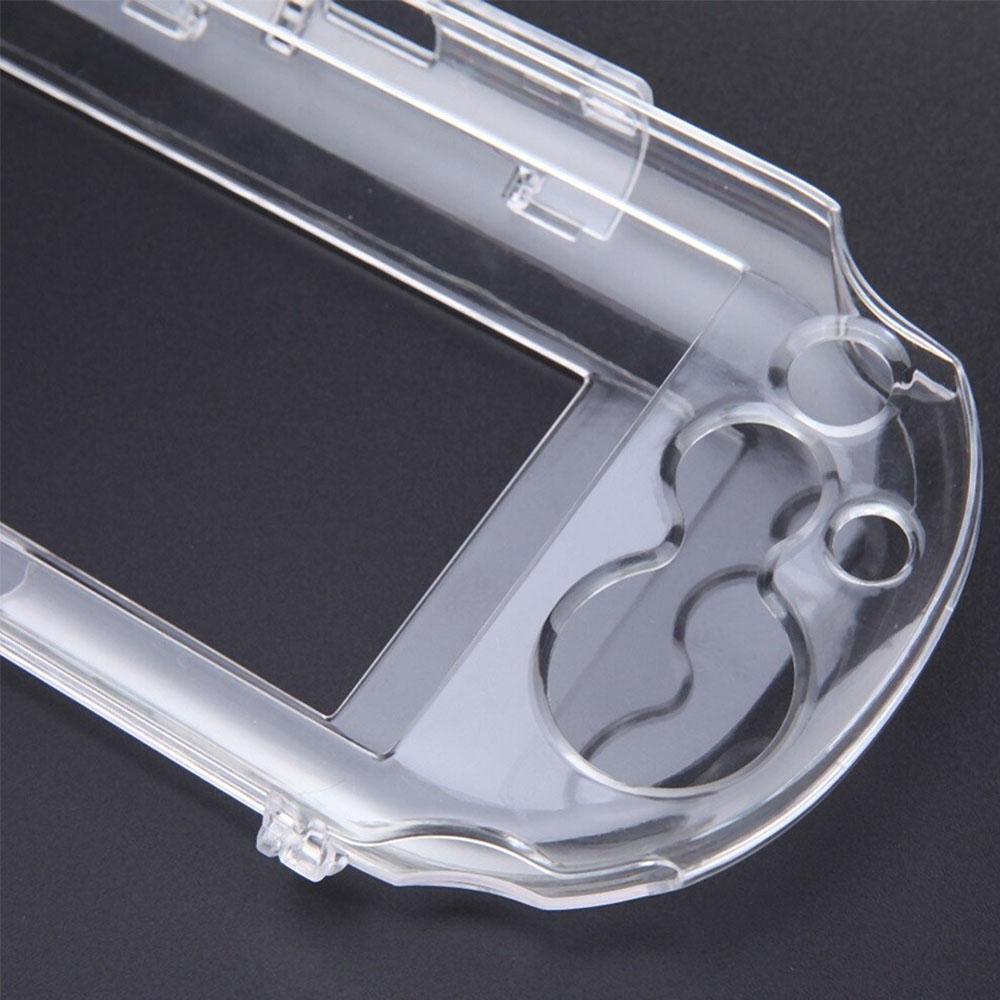 Clear Full Housing Case Shell Transparent With Screen Protector For PS VITA 2000