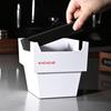 KACACAO Klassisches ABS-Klopfset, Barista-Werkzeug, verbesserte rutschfeste Handhabung, schwarzer Espresso-Kaffeesatz-Organizer