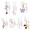 Trend Keychain Ornament Decoration for Bags Phones Sweet Cool Girl Decorations