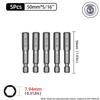 50-mm-Sechskantschraubendreher-Bits, magnetischer Sechskant-Inbusschlüssel, Bohrer-Bit (5/64–5/16 Zoll), Schraubendreher, Bohrmaschine, Handwerkzeug